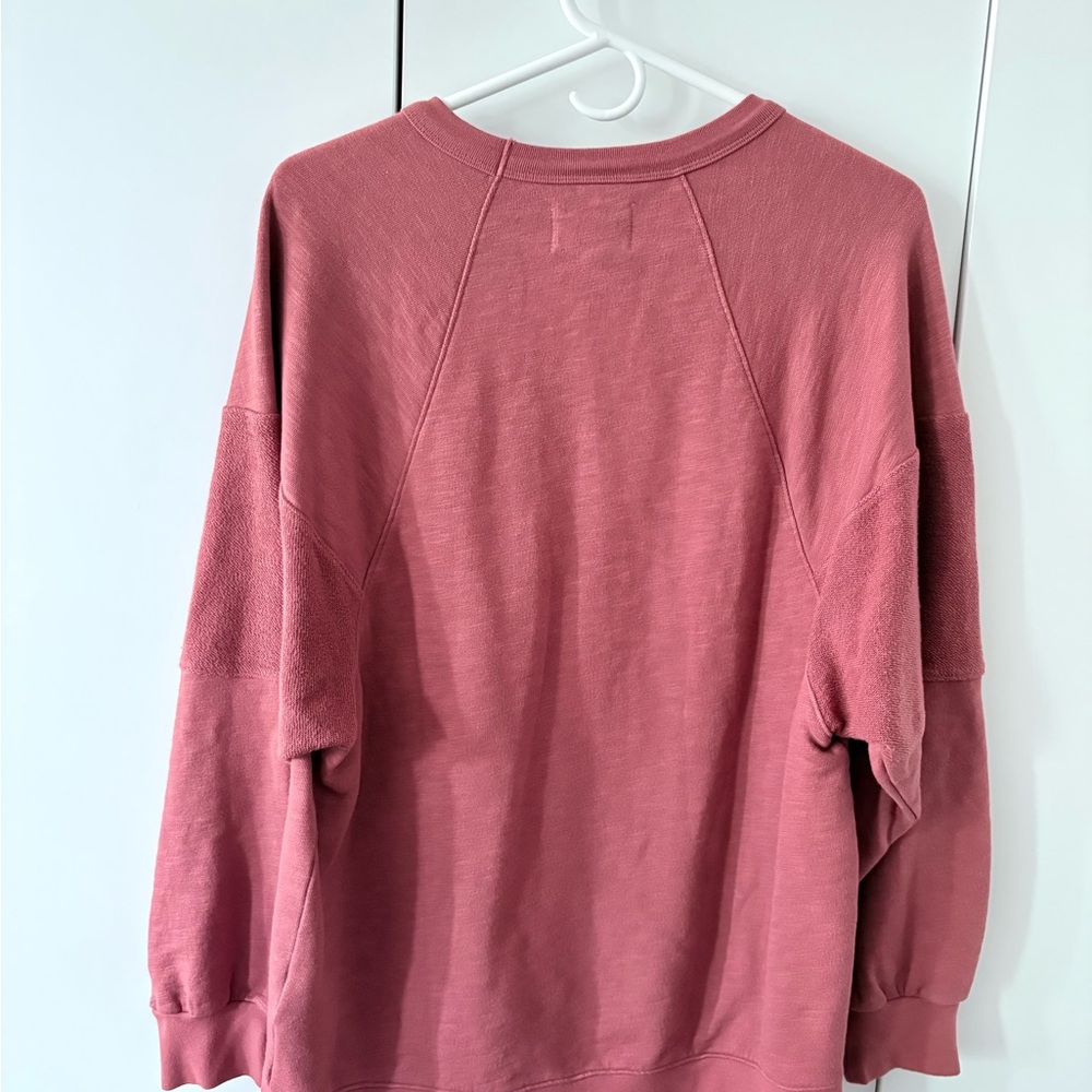 Madewell Rusty Red Crewneck Sweater Relaxed Fit - Picture 5 of 5